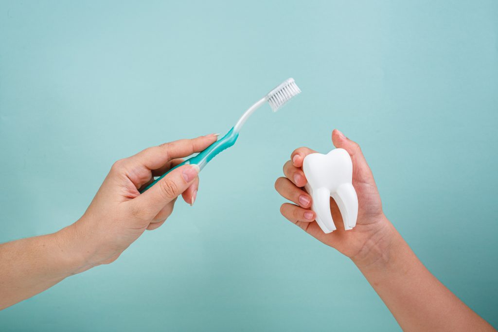 Toothbrush and tooth. Oral hygiene concept, procedure, dental health and oral hygiene for dentistry design. How to brush your teeth - Silver Magazine www.silvermagazine.co.uk