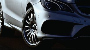 Stylish shot of car with black background, showing off car alloys. car trends car alloys article Silver Magazine www.silvermagazine.co.uk