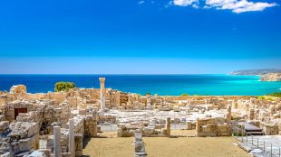 Achilles' House Kourio Basilica at The Sanctuary of Apollo. Cyprus travel article for Silver Magazine www.silvermagazine.co.uk
