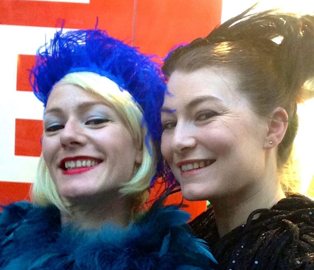 Emma and Cazza - we ARE the party Silver Magazine www.silvermagazine.co.uk