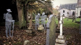 Ghostly soldiers by Jackie Lantelli photo Nikki Phillips Silver Magazine www.silvermagazine.co.uk