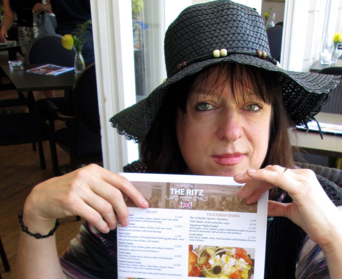 Julie Burchill the Ritz Madeira Silver Magazine www.silvermagaine.co.uk photo Yvonne Doyle