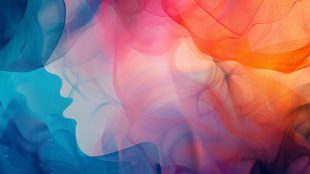 abstract background for Tourettes Awareness Month