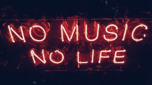 No music no life sign for music article on Silver Magazine www.silvermagazine.co.uk