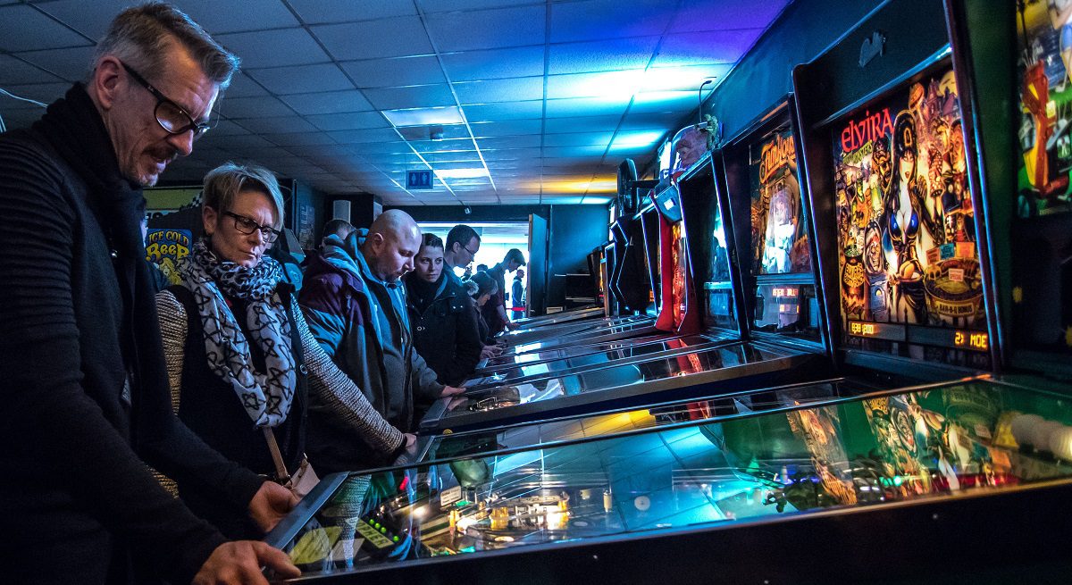 Retro arcade games including pinball for Silver Gamers article www.silvermagazine.co.uk