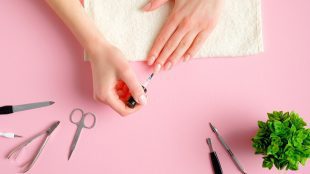 Reviewing home spa options gel manicures massage chair hair dye lashes Silver Magazine article www.silvermagazine.co.uk