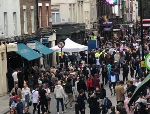 The streets of Soho in London on 4 july image new normal article Silver Magazine www.silvermagazine.co.uk