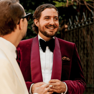 Velvet bowtie by Labowtique - Gustav Temple on Silver Magazine www.silvermagazine.co.uk